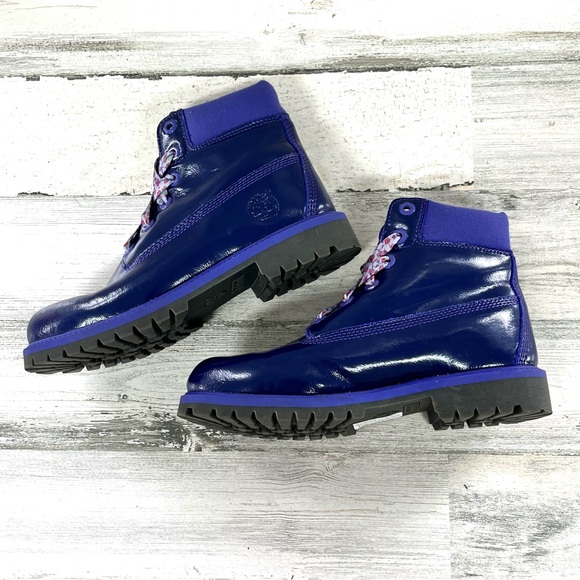 Timberland Girls Style 3391A Classic 6” Lace Up Waterproof Boots Size 5 - Picture 7 of 11